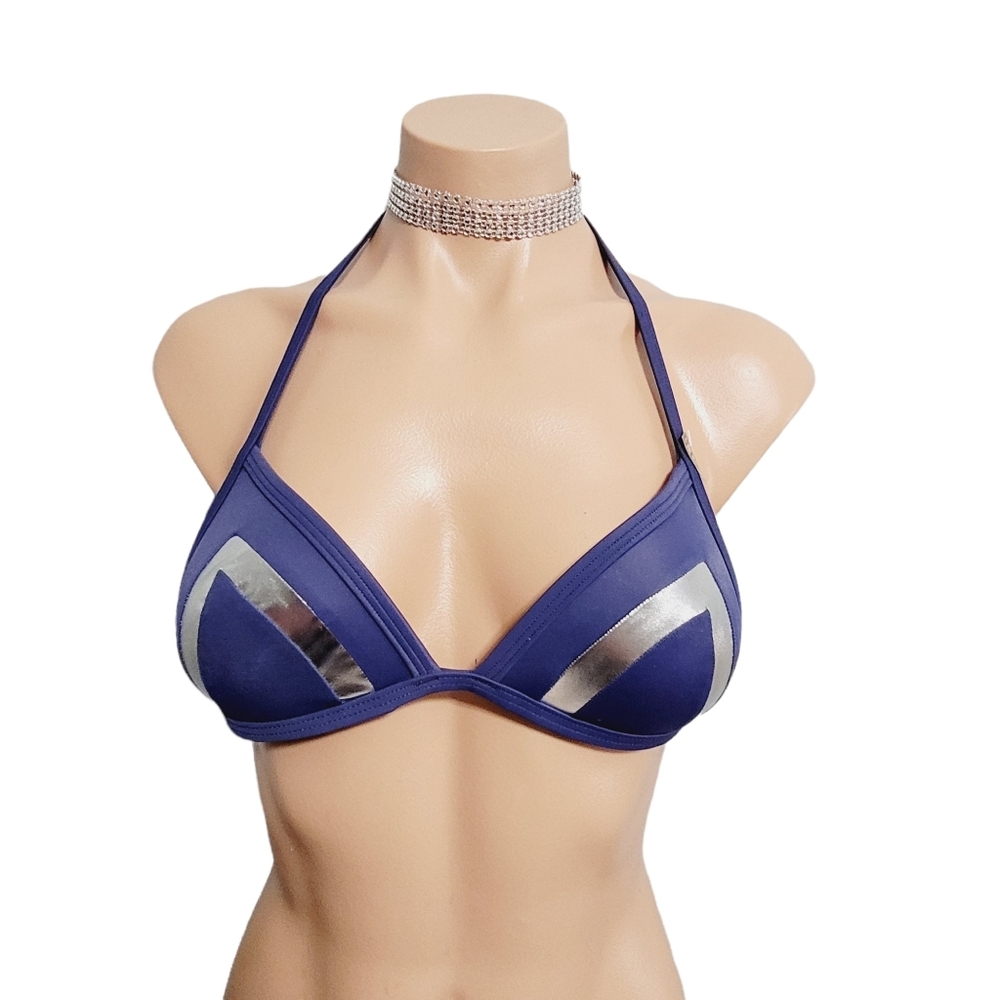 NEW PINK Victoria's Secret push up bikini swimsuit top XS